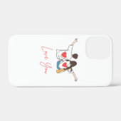 ❤️ Je t'aime pour toujours - Éléphant Coque iPhone (Verso (horizontal))