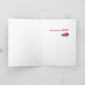 Je t'aime puisque… Carte de Valentine de bande (Intérieur)