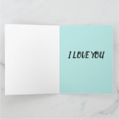 JE T'AIME ROMANTIQUE TOUTE FOIS LES CARTES DE RÉCU (Intérieur)