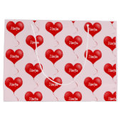Je t'aime - Sac cadeau romantique (Dos)