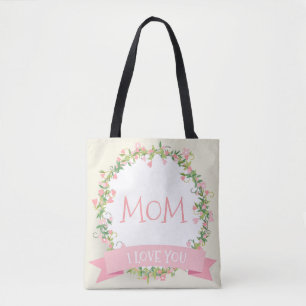 Je t'aime Sac fourre-tout de la fête des mères de 