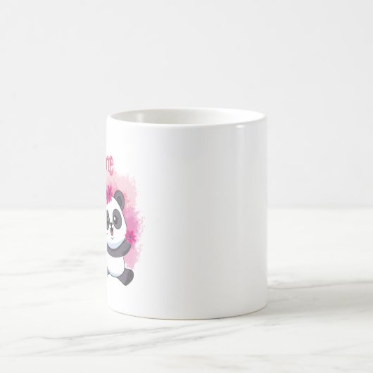Je t'aime Schattigee Kleine Panda Koffie Mok (Center)