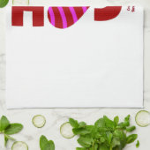 Je T'Aime Serviette De Cuisine (Plié)