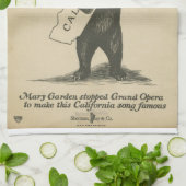 Je t'aime serviette de la Californie (Plié)