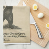 Je t'aime serviette de la Californie (Quart Plié)