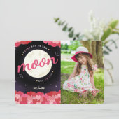 Je T'Aime Sur La Lune Et Le Carte photo De Dos (Debout devant)