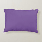 "Je t'aime" sur un coussin d'accent Violet Violet (Dos)