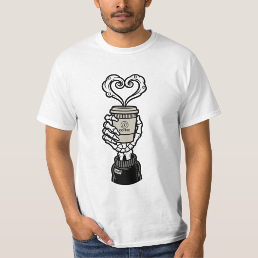 Je t'aime t-shirt café (Devant)