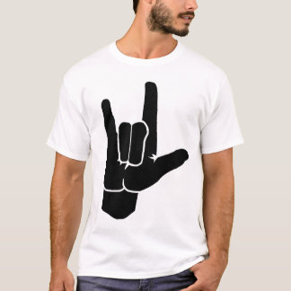 Je t'aime T-shirt de signe