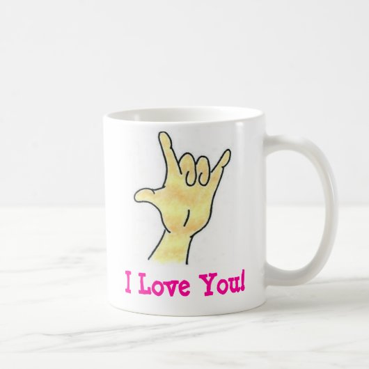 Je t'aime ! Tasse (Droite)