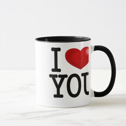 je t'aime tasse (Droite)