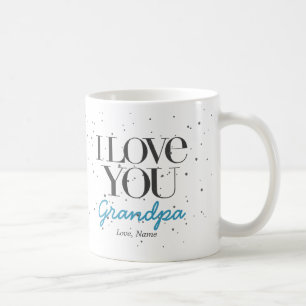 Je t'aime tasse $15,95 (de personnaliser)