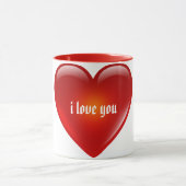 je t'aime tasse de coeur (Centre)