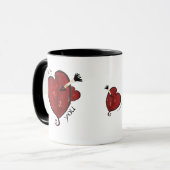Je t'aime tasse de coeur (Devant gauche)