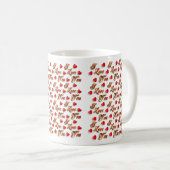 Je t'aime tasse de coeur Valentine, (Devant droit)
