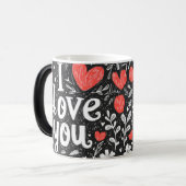 Je t'aime Tasse Magique (Devant gauche)