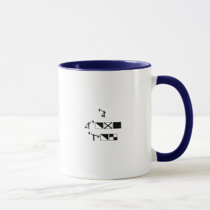 Je t'aime tasse nautique de cadeau