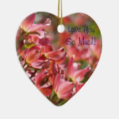Je t'aime tellement ! ornements Fleurs de Cornouil (Droite)