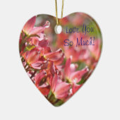 Je t'aime tellement ! ornements Fleurs de Cornouil (Gauche)
