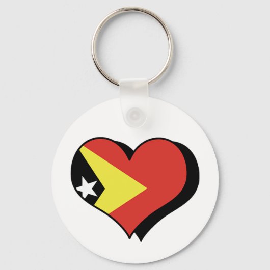 Je t'aime Timor oriental Porte-clés (Recto)