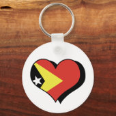 Je t'aime Timor oriental Porte-clés (Recto)