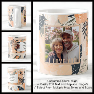 Je T'Aime Toute Personne Mug Photo Anniversaire 00