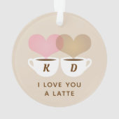 Je T'Aime Un Dernier Monogramme Personnalisé Initi (dos)