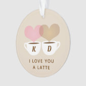 Je T'Aime Un Dernier Monogramme Personnalisé Initi (devant)