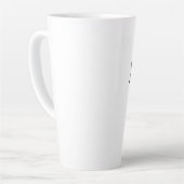 JE T'AIME UN GRAND MUG À CAFÉ LATTE (Angle gauche)