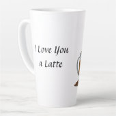 Je t'aime un Latte 17 oz. Mug (Angle gauche)