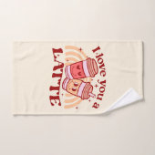 Je T'Aime Un Latte | Pun Coupe De Café Cute (Serviette à main)