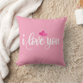Je t'aime Valentine Calligraphie | Coussin décorat (Couverture)