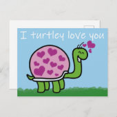 Je t'aime vraiment la carte postale (Devant / Derrière)