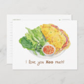 Je t'aime Xeo beaucoup carte (Devant / Derrière)