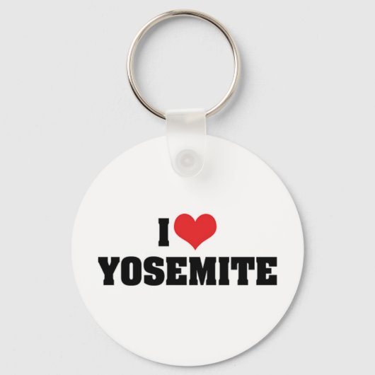 Je t'aime Yosemite Porte-clés (Recto)