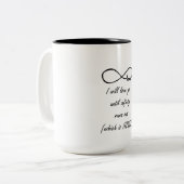 "Je T'Aimerai Jusqu'À Ce Que L'Infini Sorte" Mug (Devant gauche)