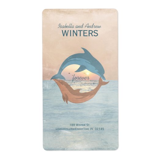 Je t'aimerai jusqu'à la fin du temps étiquette de (Devant)