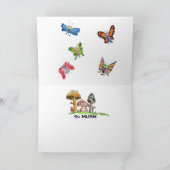 Je T'Apprends À Tes MUSH Papillon Valentines Carte (Intérieur)