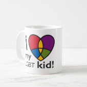 "JE tasse AIME mon enfant de LGBT" (Devant gauche)