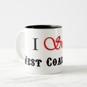 "Je tasse balance de côte ouest style" (Devant gauche)