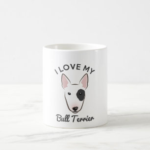 "Je tasse de café aime mon bull-terrier"