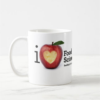 "Je tasse de sciences de l'alimentation de coeur"