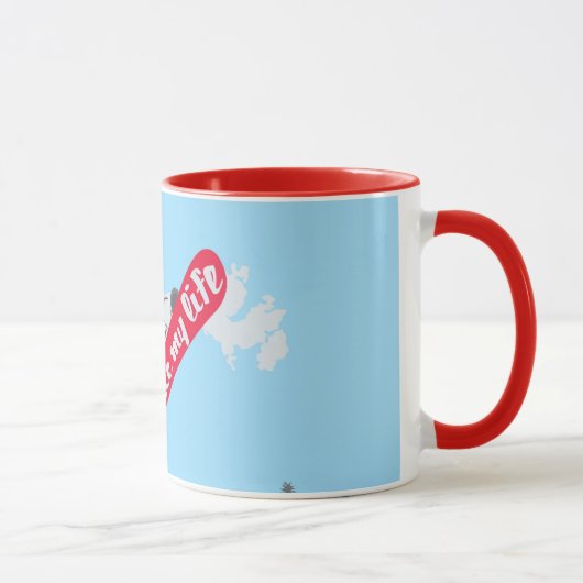 "Je tasse de surf des neiges aime MA vie" (Droite)