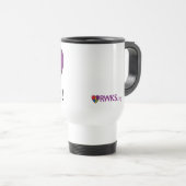 "JE tasse de voyage AIME mon enfant de LGBT" (Devant droit)