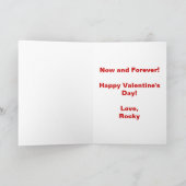 Je te choisis Carte Saint-Valentin (Intérieur)