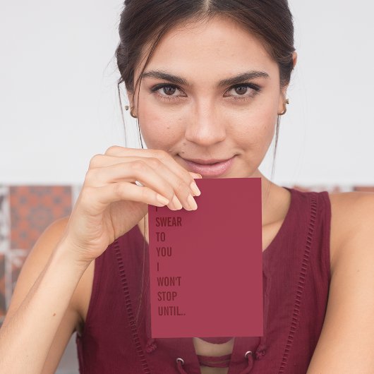 Je Te Le Prends. Naughty Funny Valentines Carte de