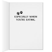 Je Te Regarde Drôle Carte De Fête des pères Du Chi (Intérieur (Droit))