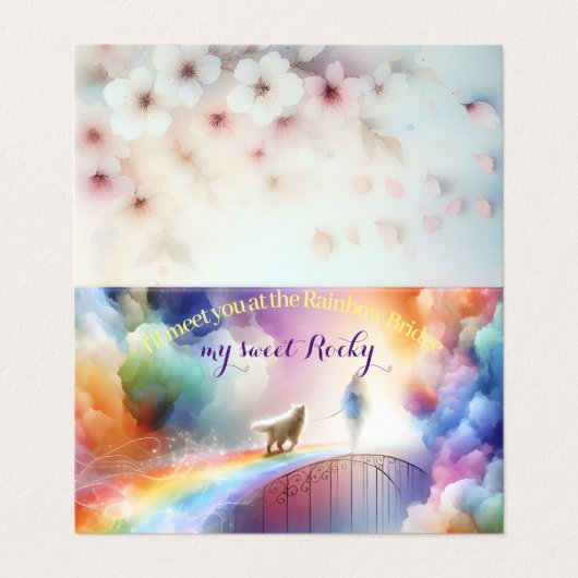 Je te rencontrerai au Rainbow Bridge (Outside Unfolded)