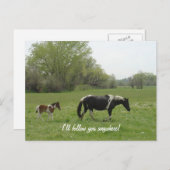 Je te suivrai Carte Postale (Devant / Derrière)