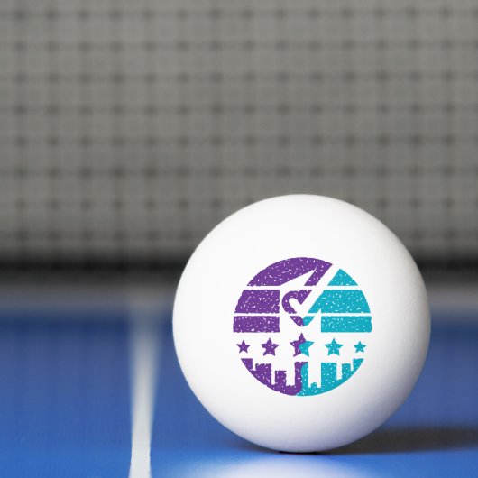 Je teken maken pingpongballen (Net)